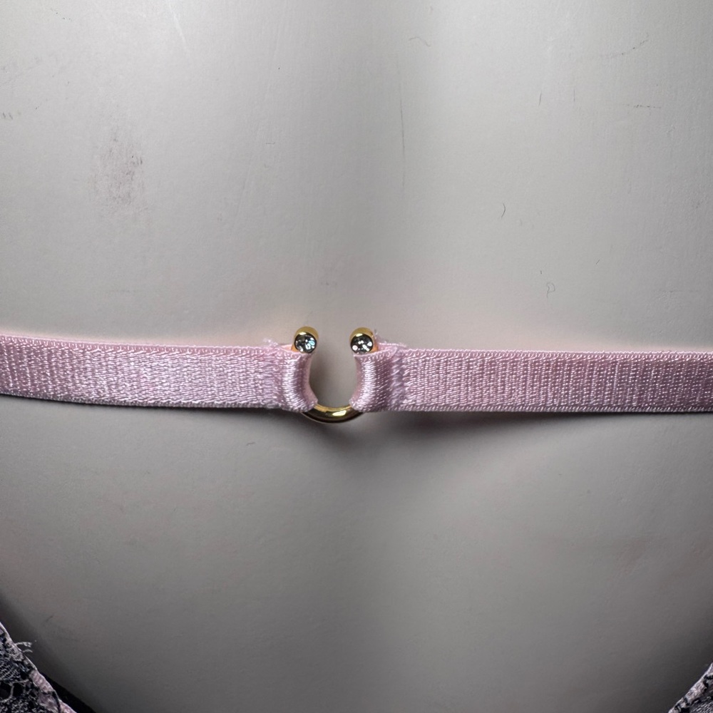 Victoria’s Secret NEW Pink Satin Lace Babydoll Slip Dress Size M - Picture 4 of 7